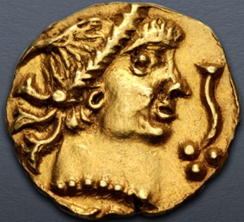 Bassanac, Merovingian, ca. 620 (AV Tremissis - Moneyer Elafaius)